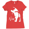 nico retro velvet underground in stock Ladies Fitted T-Shirt