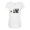 Football Statue Maternity Scoop Neck T-shirt