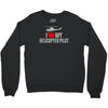 i' love my helicopter pilot Crewneck Sweatshirt