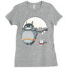 totoro super hero Ladies Fitted T-Shirt
