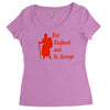 for england and st Women's Triblend Scoop T-shirt