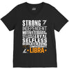 Strong Independent Motivated Libra V-Neck Tee