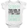 girl already taken by psychotic computer engineer Baby Onesie