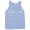 scissors paper rock Tank Top