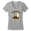 mustachio Women's V-Neck T-Shirt
