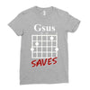 gsus saves chord Ladies Fitted T-Shirt