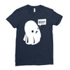 boo (2) Ladies Fitted T-Shirt