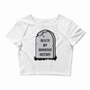 delete my browser history Crop Top