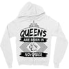 Queens Are Born In November Zipper Hoodie