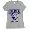 'merica Ladies Fitted T-Shirt