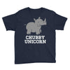 chubby unicorn rhino Youth Tee