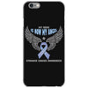 my hero is now my angel stomach cancer awareness iPhone 6/6s Case