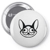 cat character graphic Pin-back button
