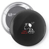 Snoopy I Hate Wake Up Pin-back button