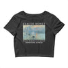 Claude Monet impression Sunrise Crop Top