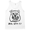 deal with it angry pitbul Tank Top
