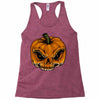 skull pumpkin Racerback Tank