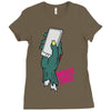modern zombie Ladies Fitted T-Shirt