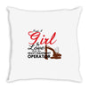 Just A Girl In Love With Her Heavy Equıpment Operator Throw Pillow