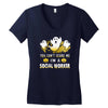 social worker 1 Women's V-Neck T-Shirt