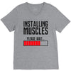 new installing muscle V-Neck Tee
