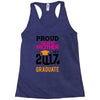 Class of 2017 Proud GrandMother Graduation Racerback Tank