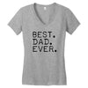 best dad ever t shirt gift for father Women's V-Neck T-Shirt