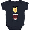 plankton face Baby Bodysuit
