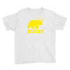 beer t shirt bear plus deer funny tee drinking college humor party shi Youth Tee