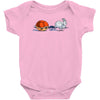 the hare and the shell Baby Bodysuit