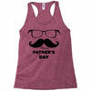 happy father's day Racerback Tank