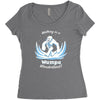 wampa wonderland Women's Triblend Scoop T-shirt
