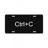 ctrl+c License Plate