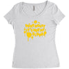 dont worry Women's Triblend Scoop T-shirt