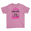 Celebrating With the 7th Birthday Queen Youth Tee