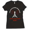 amateur ham radio callsign antenna Ladies Fitted T-Shirt