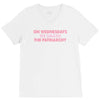on wednesdays we smash the patriarchy V-Neck Tee