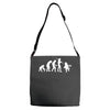 evolution of leprechaun funny  irish ireland st patricks day us Adjustable Strap Totes