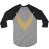 Maverick Gold Print 3/4 Sleeve Shirt