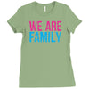 we are family Ladies Fitted T-Shirt