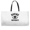 bovine university Weekender Totes