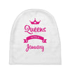 queens are born in january Baby Beanies