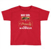 may girl is a perfect combination of princess and warrior Toddler T-shirt