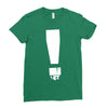exclamation box Ladies Fitted T-Shirt