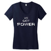 we got the power 5 Women's V-Neck T-Shirt