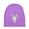 classic black tuxedo t shirt Baby Beanies