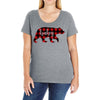baby christmas bear Ladies Curvy T-Shirt