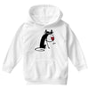 cat and wine Youth Hoodie