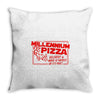 millennium pizza Throw Pillow