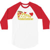pizza is my valentine 2 3/4 Sleeve Shirt